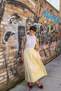 Bobbie Skirt in Butter Silk