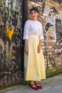 Bobbie Skirt in Butter Silk