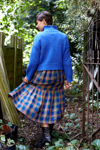 Mill Town Dress in Longford Tartan Irish Linen