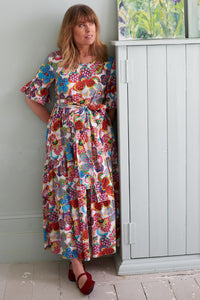 Liberty Print Tiered Maxi Dress | Made in England | Justine Tabak