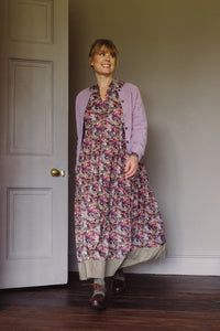 Liberty Tana Lawn Floral Print Maxi Dress. Made in England