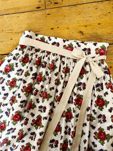 Bobbie Skirt in Brocante Rose Print Cotton