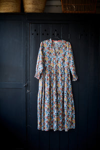 Liberty Print Maxi Dress, Made in England 